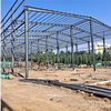  Clean Span Large Warehouse Prefabricated Steel Structure Industrial Workshop with Free Design