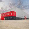 Modern design prefab steel structure food processing factory warehouse with low cost