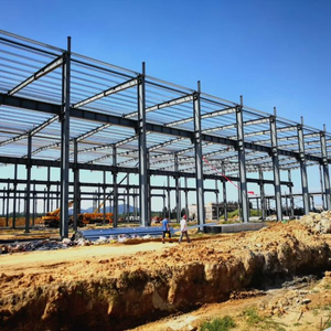 Easily Assembled Waterproof Prefab Steel Frame Building Steel Structure Warehouse