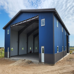 Fabricated Steel Building Metal Frame Mini Warehouse with Easy Installation
