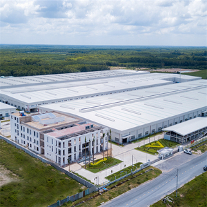 Heavy Duty Prefab Steel Frame Automotive Parts Processing Plant Storing Warehouse for Industrial Use