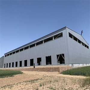 Durable Frame Prefabricated Steel Industrial Warehouse Processing Plant for long-term use