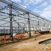 Large Span Prefabricated Metal Building Steel Structure Workshop with Optional Insulation