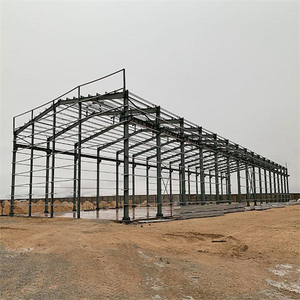  Cost Effective Prefabricated Steel Frame Workshops Temporary Warehouse for Industrial Use