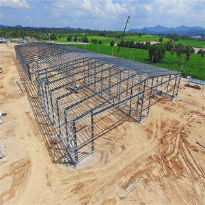 Long Span Prefab Steel Structure Processing Plant Mini Storage for Production